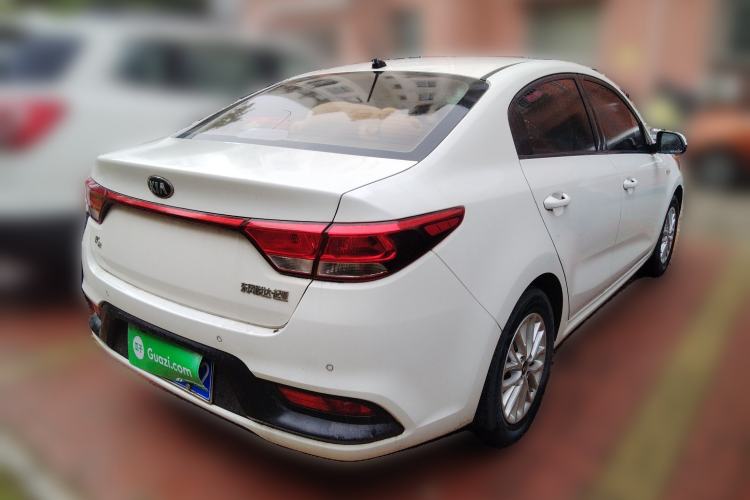 Used Kia K2 2017 Sedan 1.4L Manual Transmission GLS Rear Right 45 Deg