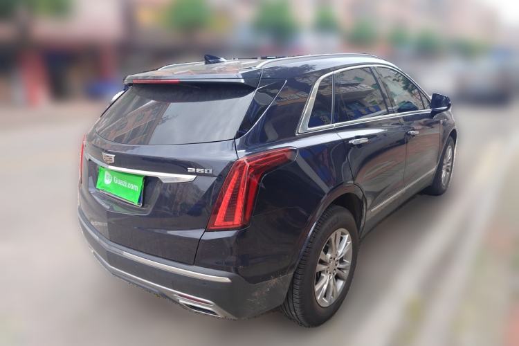Used Cadillac XT5 2021 2.0T Two-Wheel Drive Luxury Version Rear Right 45 Deg