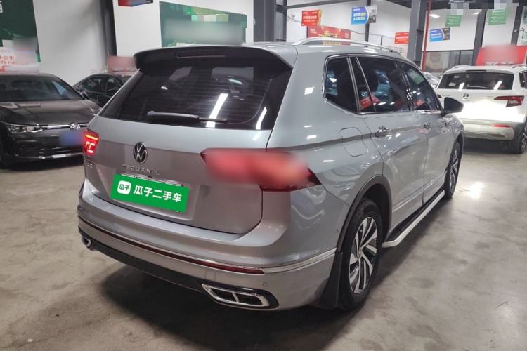 Used Volkswagen Tiguan L New Energy 2022 430 PHEV Plug-in Hybrid Flagship Edition Rear Right 45 Deg