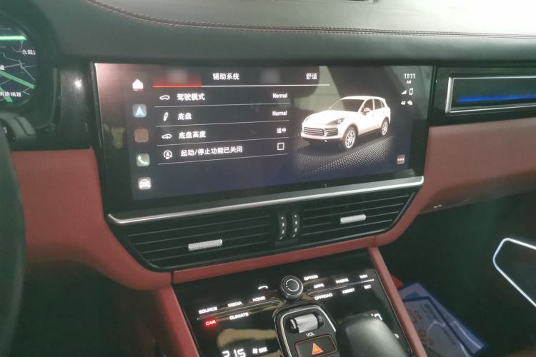 Used Porsche Cayenne 2023 Cayenne 3.0T Audio And AC Panel