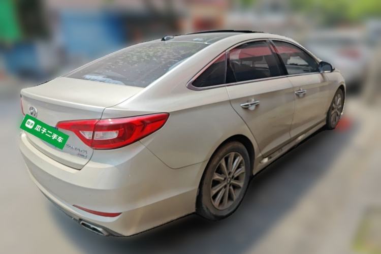 Used Hyundai Sonata 2015 1.6T GX Comfort Model Rear Right 45 Deg