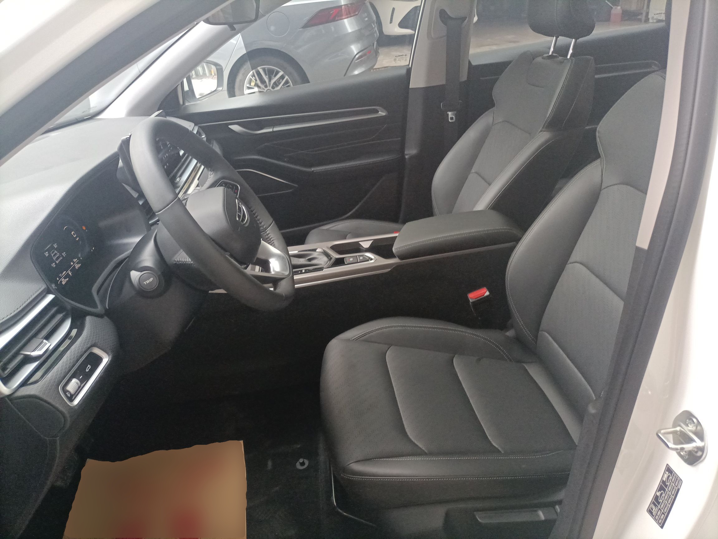 Переднее сиденье в автомобиле