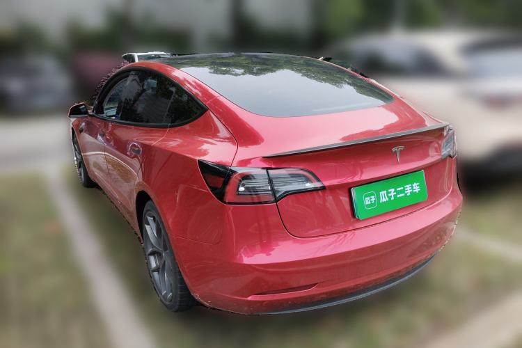 Used Tesla Model 3 2021 Revised Version II – Performance High-Performance All-Wheel-Drive Edition Rear Left 45 Deg