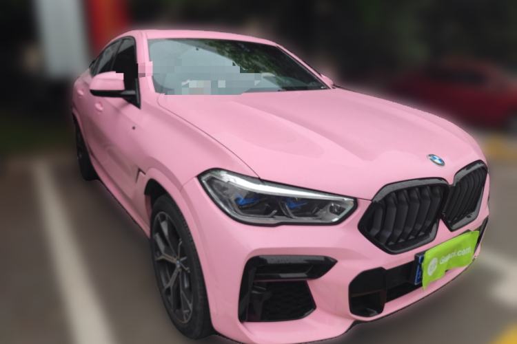 Used BMW X6 2022 Restyled xDrive40i M Sport Package Front Right 45 Deg