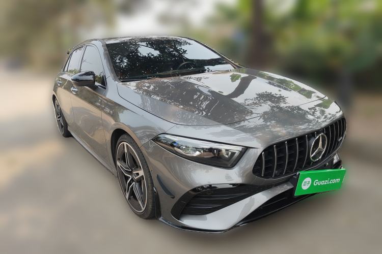 Used Mercedes-Benz A AMG 2024 AMG A 35 4MATIC Front Right 45 Deg