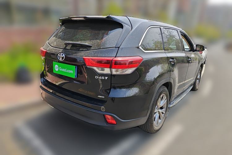 Used Toyota Highlander 2018 2.0T Four-Wheel Drive Elite Edition 7 Seats China VI Standard Rear Right 45 Deg
