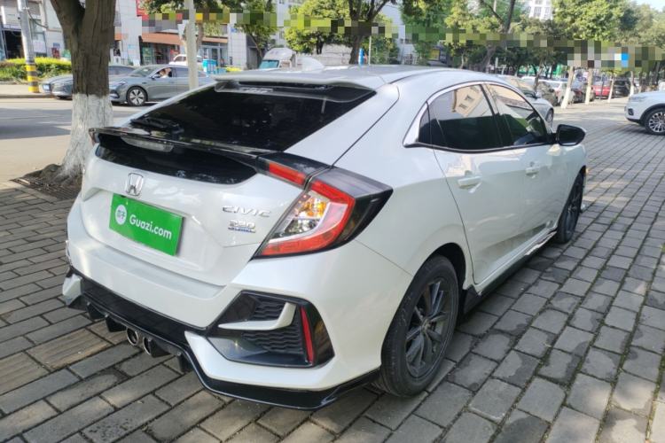 Used Honda Civic 2021 HATCHBACK 220TURBO CVT New Trendsetter Rear Right 45 Deg