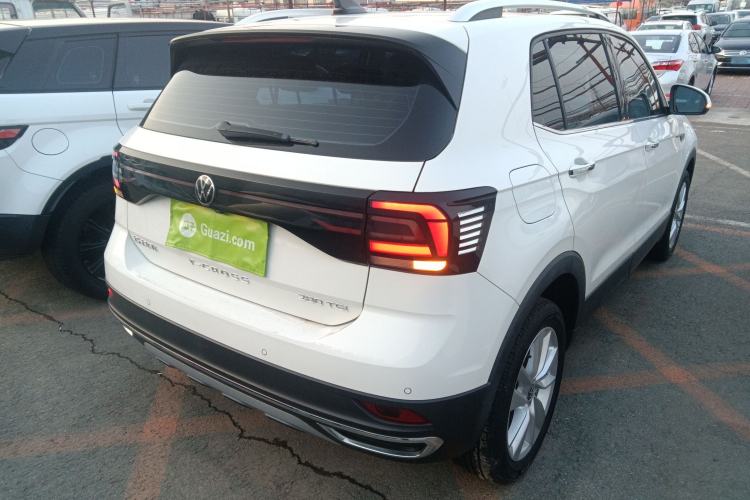 Used Volkswagen T-Cross 2021 280TSI DSG Comfort Edition Rear Right 45 Deg