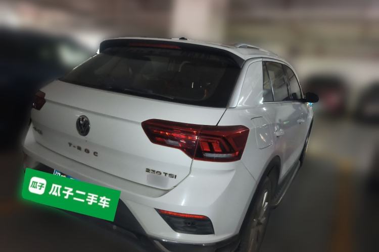 Used Volkswagen T-ROC 2019 230TSI DSG Two-Wheel-Drive Advanced Version China VI Standard Rear Right 45 Deg