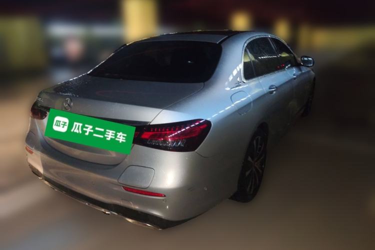 Used Mercedes-Benz E-Class New Energy 2021 E 350 e L Plug-in Hybrid Sports Sedan Rear Right 45 Deg