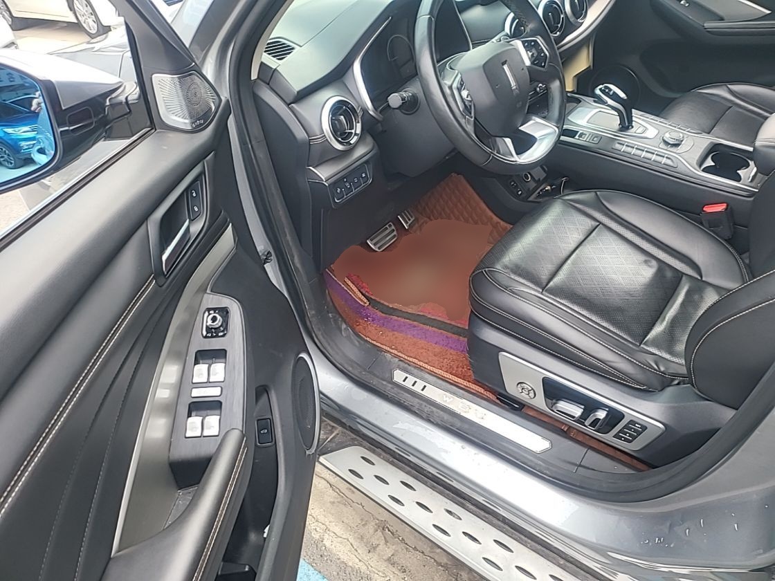 Vordere Reihe im Auto