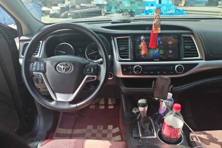 Used Toyota Highlander 2015 2.0T Four-Wheel Drive Luxury Edition 7-Seater Steering Wheel