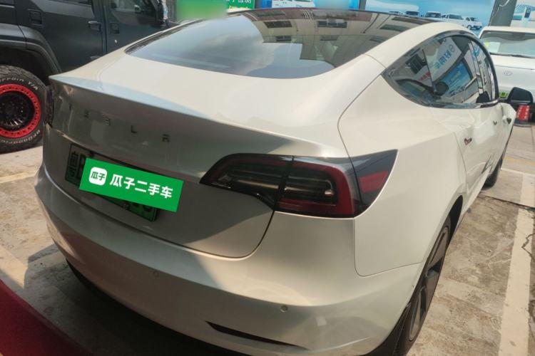 Used Tesla Model 3 2021 Standard Range Rear-Wheel Drive Upgraded Version 3D6 Rear Right 45 Deg
