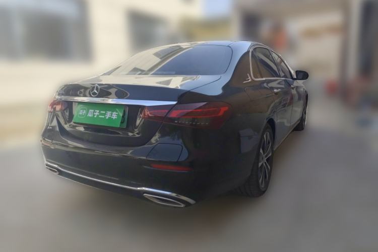 Used Mercedes-Benz E-Class New Energy 2022 Restyled E 350 e L Plug-in Hybrid Sports Sedan Rear Right 45 Deg