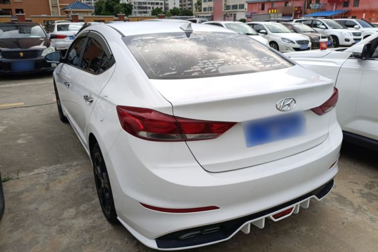 Used Hyundai Elantra (6th Generation / Lingdong) 2018 1.4T Dual-Clutch Xuan Dong · Dynamic Edition Rear Left 45 Deg