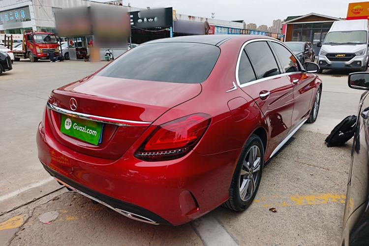 Used Mercedes-Benz C-Class 2021 C 200 L Fashion Edition Sport Version Rear Right 45 Deg