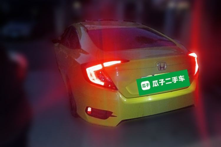 Used Honda Civic 2019 220TURBO CVT Dynamic Edition China V Rear Left 45 Deg