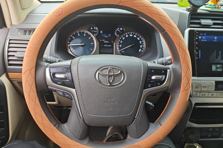 Used Toyota Prado 2018 3.5L Automatic TX-L with Rear-Mounted Spare Tire Steering Wheel