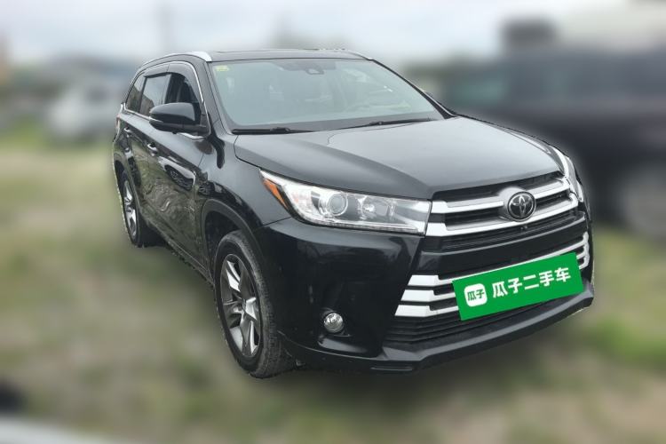 Used Toyota Highlander 2018 2.0T Four-Wheel Drive Luxury Edition 7 Seats China V Emission Standard Front Right 45 Deg