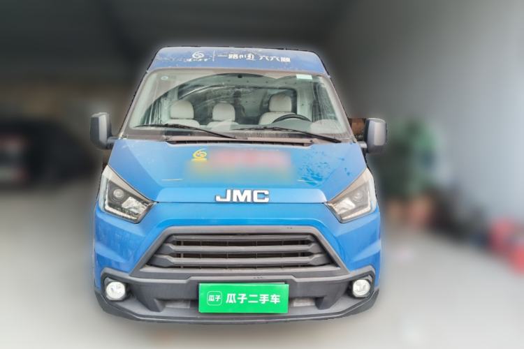 Used JMC Transit 2019 2.8T Commercial Version Short Wheelbase Mid-Roof 3-Seater China VI Standard JX493