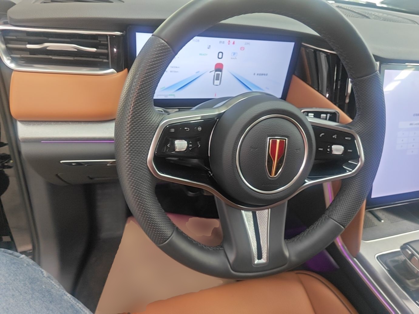 Hongqi HS7 PHEV 2025 Model 2.0T PHEV Four-Wheel Drive 2 Million Units Commemorative Edition 6-Seater — снимка 13