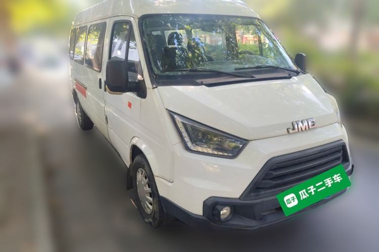 Used JMC Transit 2019 2.8T Commercial Version Long Wheelbase Mid-Roof 6-Seater Rear Single Tire China VI Emission Standard – JX493