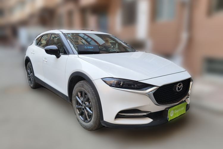 Used Mazda CX-4 2021 2.0L Automatic Two-Wheel Drive Blue Sky Dynamic Edition Front Right 45 Deg