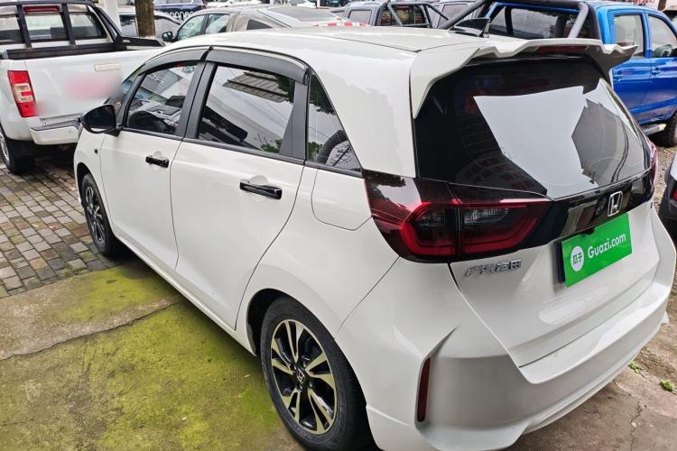 Used Honda Fit 2021 1.5L CVT Trendy Edition Rear Left 45 Deg