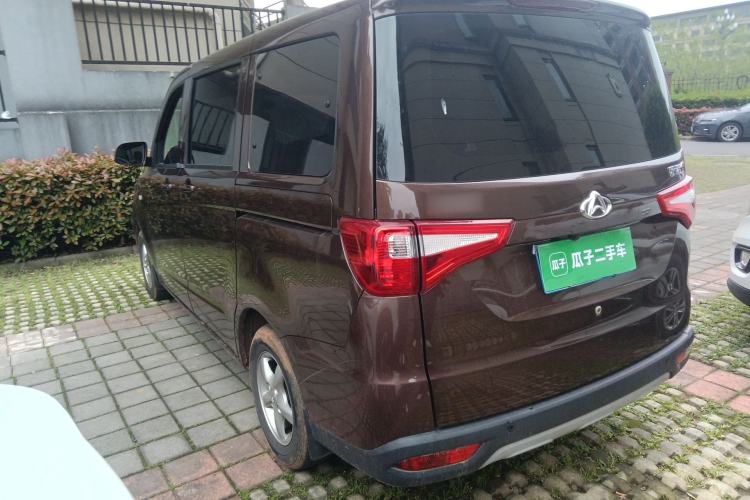 Used CHANGAN KAICHENG Ounuo S 2023 1.5L Deluxe Edition Dual-Steaming Air-Conditioned Passenger Van JL473QG 7 Seats Rear Left 45 Deg