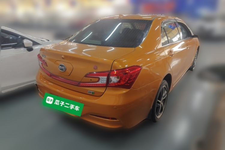 Used BYD Qin New Energy 2014 1.5T Cool Black Knight Flagship Model Rear Right 45 Deg