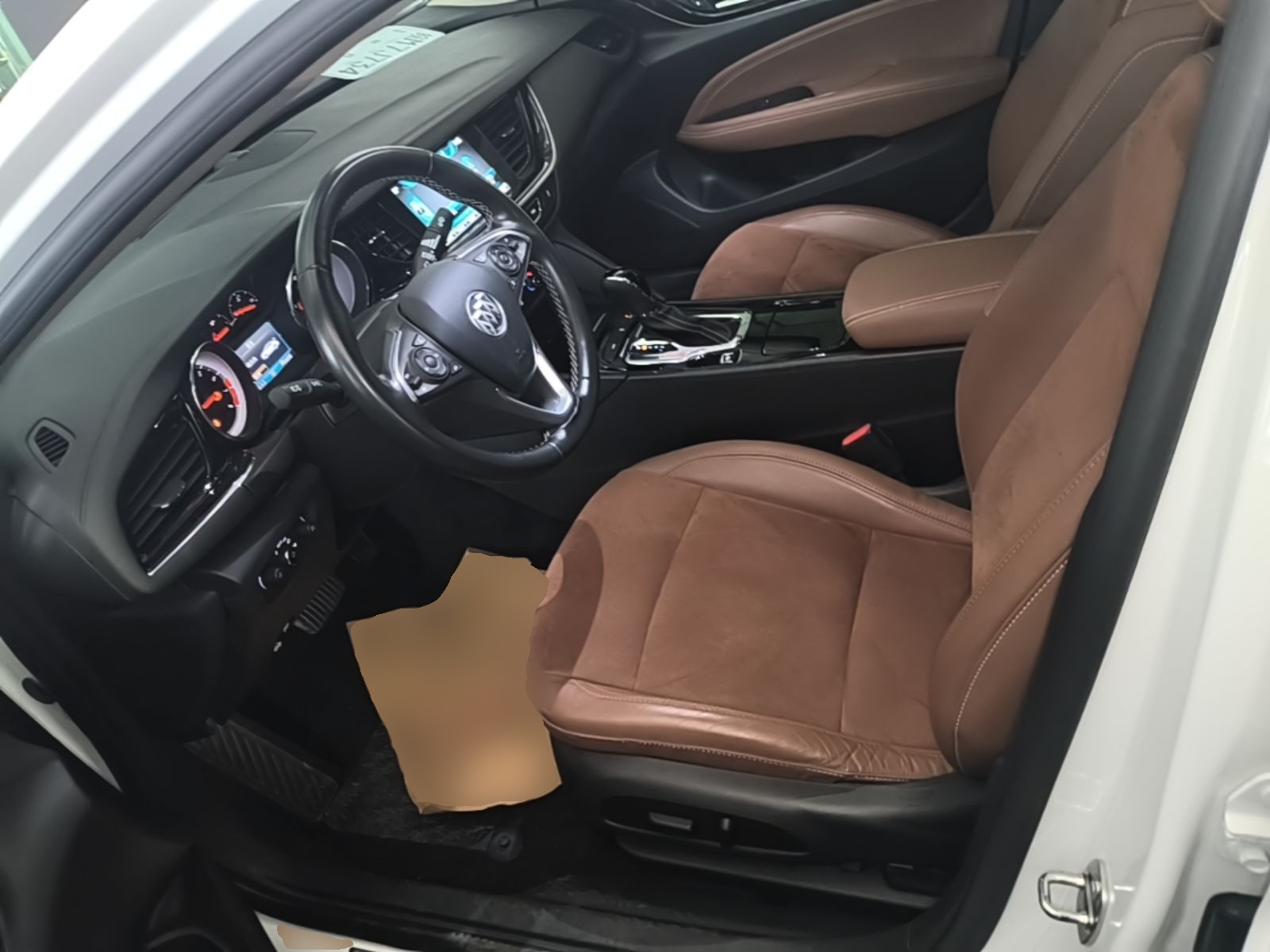 Vordere Reihe im Auto