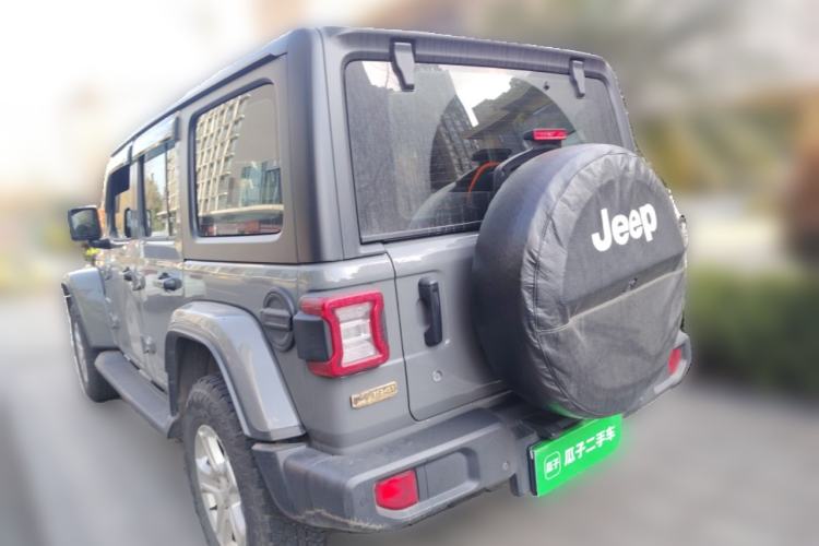 Used Jeep Wrangler 2018 2.0T Sahara Four-Door Edition Rear Left 45 Deg