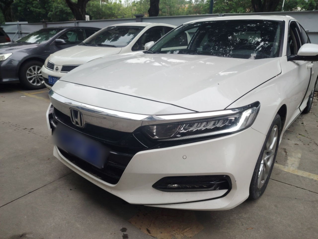 تحت مقدمة السيارة