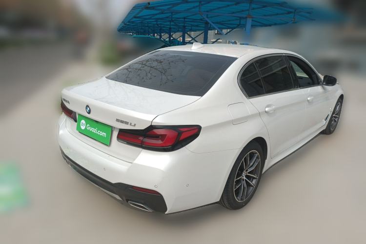 Used BMW 5 Series 2022 Second Facelift 525Li M Sport Package Rear Right 45 Deg