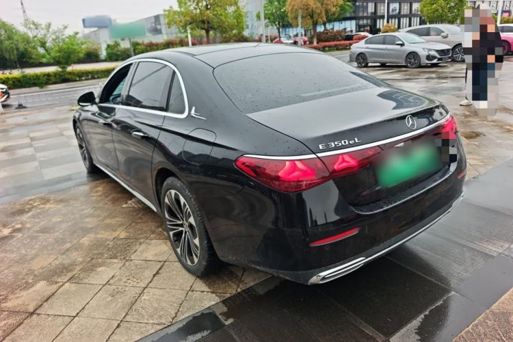 Used Mercedes-Benz E-Class New Energy 2024 E 350 e L Plug-in Hybrid Sedan Rear Left 45 Deg