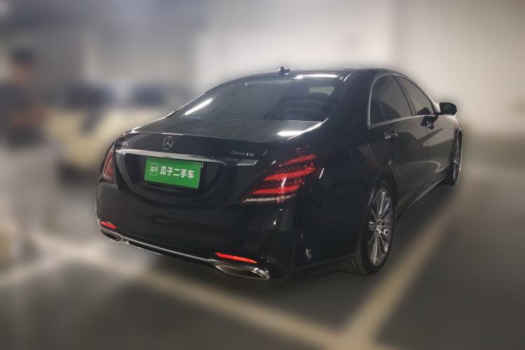 Used Mercedes-Benz S-Class 2019 S 450 L 4MATIC Rear Right 45 Deg