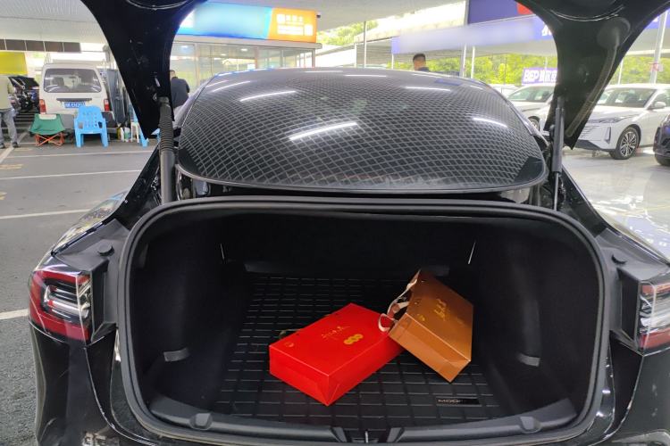 Used Tesla Model 3 2021 Performance High-Performance All-Wheel-Drive Version Trunk