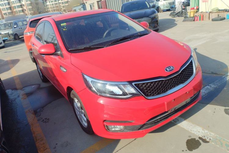 Used Kia K2 2015 Sedan 1.4L Automatic GLS Front Right 45 Deg