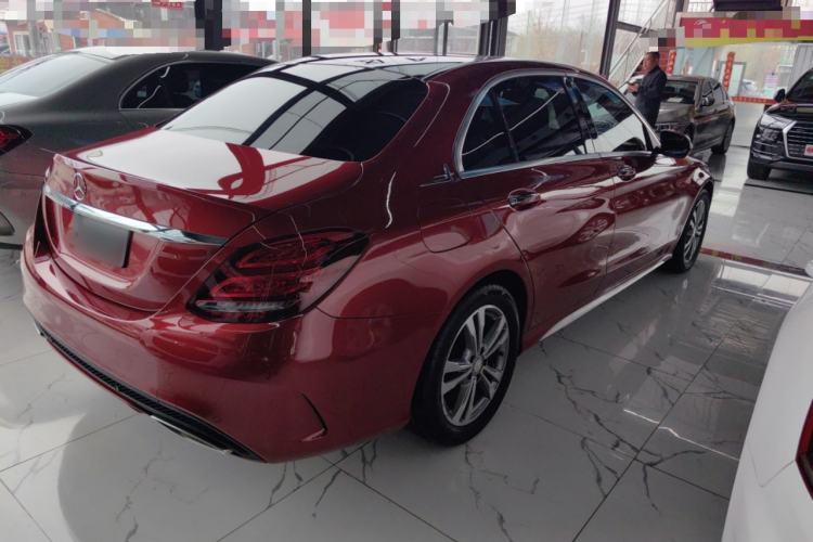 Used Mercedes-Benz C-Class 2016 C 200 L Sport Edition Rear Right 45 Deg