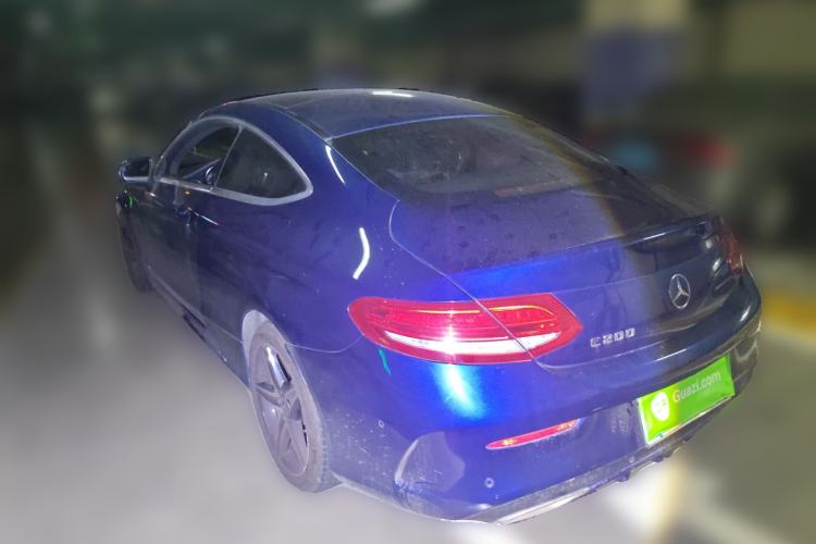 Used Mercedes-Benz C-Class 2017 Facelift C 200 Coupe Rear Left 45 Deg