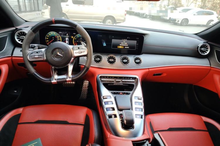 Used Mercedes-Benz AMG GT 2019 AMG GT 53 4MATIC+ Four-Door Coupe Center Console