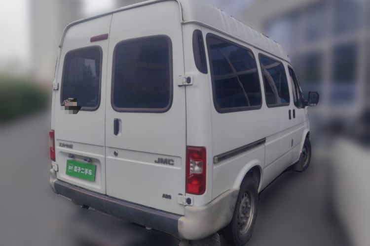 Used JMC Transit 2017 2.8T Commercial Version Short Wheelbase Mid-Roof 6/7/8-Seater JX493 Rear Right 45 Deg