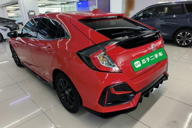 Used Honda Civic 2021 HATCHBACK 220TURBO CVT New Trendsetter Rear Left 45 Deg