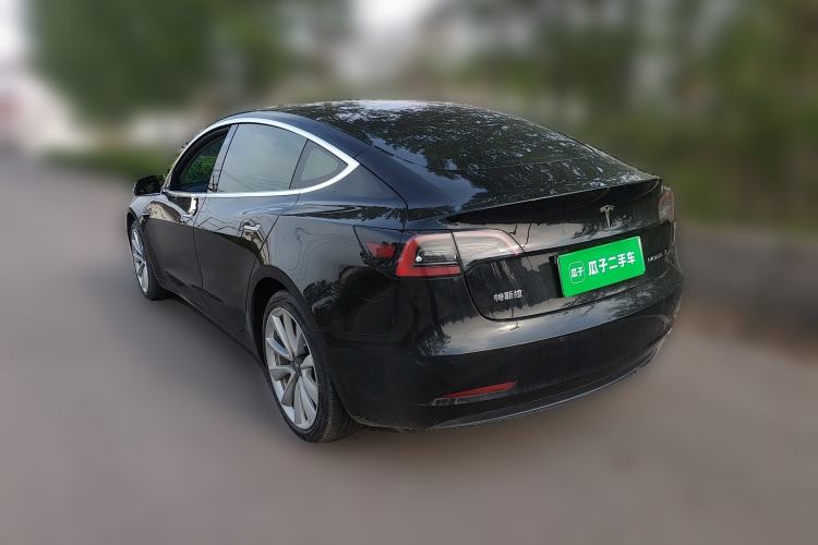 Used Tesla Model 3 2019 Standard Range Rear-Drive Upgraded Version Rear Left 45 Deg