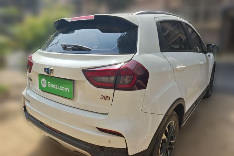 Used Geely Auto Vision X3 2019 Upgraded Model 1.5L CVT Prestige Version Rear Right 45 Deg