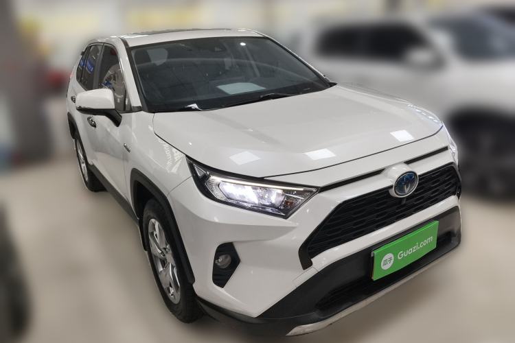Used Toyota RAV4 2020 Dual-Engine 2.5L E-CVT Two-Wheel Drive Elite Edition Front Right 45 Deg