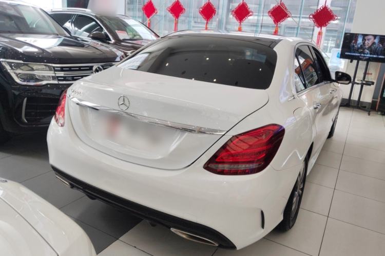 Used Mercedes-Benz C-Class 2016 C 200 L Sport Edition Rear Right 45 Deg