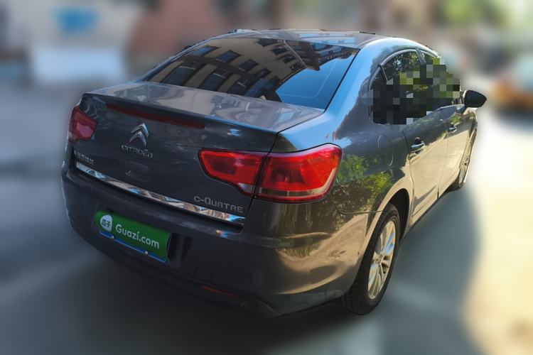 Used Citroen C-Quatre 2013 Sedan 1.6L Automatic Prestige Model Rear Right 45 Deg