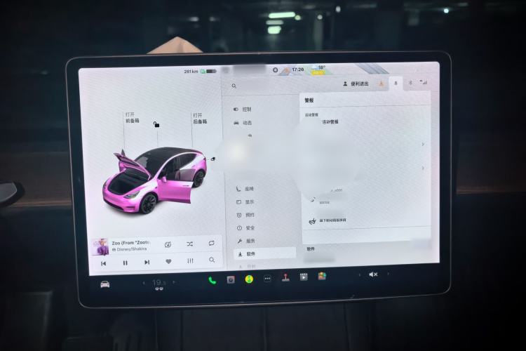 Used Tesla Model Y 2021 Standard Range Rear-Wheel Drive Version Steering Wheel