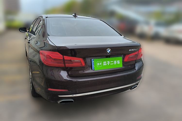 Used BMW 5 Series 2019 530Li Leading Model Luxury Package Rear Left 45 Deg